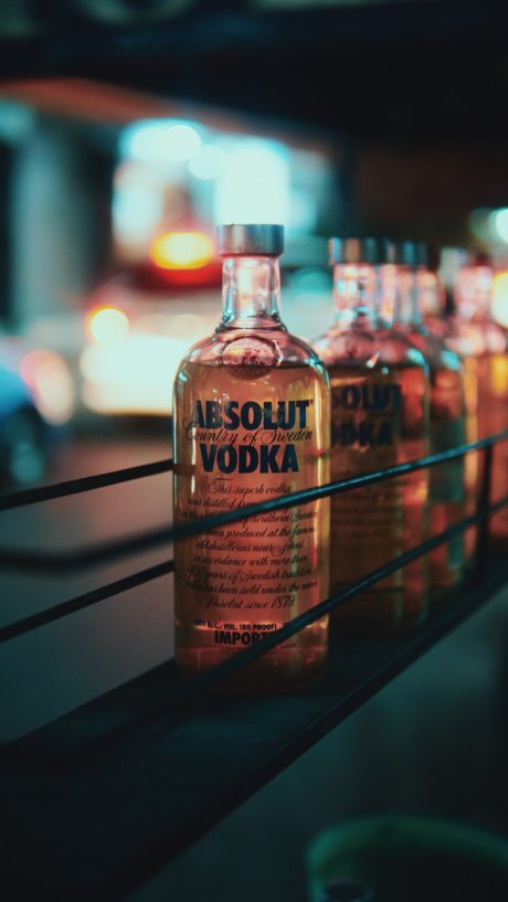 Russian Vodka. Absolut Vodka.